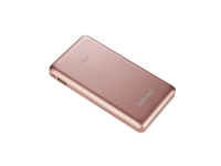 Intenso Powerbank Slim S10000 – Strömförsörjningsbank – 10000 mAh – 2.1 A (USB) – rosa