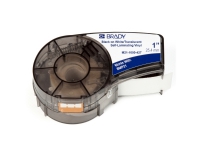 Brady M21-1000-427 Translucent Vit Självhäftande skrivaretikett Vinyl Termal transfer Akryl Permanent