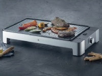 WMF 0415330011, 2000 W, Grill, Elektrisk, 270 x 410 mm, Rektangulær, Sort, Rustfritt stål