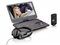 Lenco DVP-1010, Bärbar DVD-spelare, Cabriolet, Svart, CD, DVD, NTSC, PAL, 25,4 cm (10)
