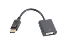 S-Conn BS14-05010, DisplayPort, DVI, Hankjønn, Hunkjønn, Sort PC tilbehør - Kabler og adaptere - Videokabler og adaptere