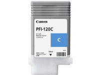 Canon PFI-120 C - 130 ml - cyan - original - blekkbeholder - for imagePROGRAF GP-200, GP-300, TM-200, TM-205, TM-300, TM-305 Skrivere & Scannere - Blekk, tonere og forbruksvarer - Blekk