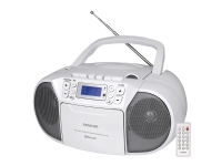 Sencor SPT 3907 W, Digitalt, FM, 87,5 - 108 MHz, Spiller, CD-R, CD-RW, Tilfeldig, Repeter TV, Lyd & Bilde - Stereo - CD-Spillere