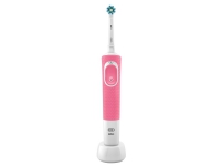 Oral-B Vitality 100 Hangable Box Vuxen Roterande och oscillerande tandborste Vit Rosa 2 min Batteri Inbyggt batteri