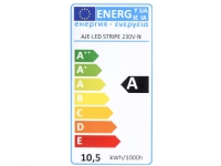 Activejet AJE-LED STRIPE, Universale lysstriper, Inne/Ute, Balkong, Hage, Terrasse, Terrasse, Universell, Gjennomsiktig, Moderne, Nøytral hvit