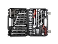 Yato YT-38781 Socket set 1/4 Metriska/brittiska 1/2,1/4 T10,T15,T20,T25,T30 PH1,PH2,PH3,PZ1,PZ2,PZ3