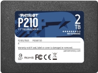 Patriot P210 - SSD - 2 TB - intern - 2.5 - SATA 6Gb/s PC-Komponenter - Harddisk og lagring - SSD