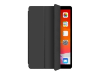 eSTUFF Pencil case – Skärmskydd för surfplatta – polyuretanläder termoplastisk polyuretan (TPU) – svart – 10.2 – för Apple 10.2-inch iPad (7:e generation)