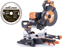 Evolution Multi-purpose miter saw with guides EVOLUTION R255SMS DB PLUS with two 255mm blades (wood and multi-purpose) El-verktøy - Prof. El-verktøy 230V - Kappsag