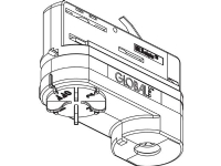 LIVAL Global pro XTSA 68-2 adaptor 230V, 3-faset, sort, med tilbehør, max 10 kg. - PROFESSIONEL Belysning - Innendørsbelysning - Innbyggings-spot