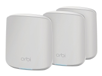 NETGEAR Orbi RBK353 – Wifi-system (router 2 förstärkare) – upp till 3229 kvadratfot – mesh – GigE 802.11ax (Wi-Fi 6) – 802.11a/b/g/n/ac/ax – Dubbelband