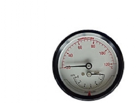 Hydro-termometer - Ø80, 1/2' (pose), 0-6 mVS / 20-120 C Rørlegger artikler - Oppvarming - Tilbehør