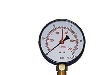 Manometer Ø100, 1/2'',0-10 bar - 1/2'' (ned), 0-10 bar/mVS og m/stilleviser Rørlegger artikler - Oppvarming - Tilbehør