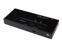 StarTech.com 2x2 HDMI Matrix Switcher - 4K UltraHD HDMI Switch with Fast Switching, Auto-Sensing and Serial Control (VS222HD4K) - Video/audio switch - 2 x HDMI - stasjonær PC tilbehør - KVM og brytere - Switcher