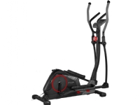 Spokey ALEAR Elliptical Trainer Magnetic with eight-step manual adjustment 130 kg Black LCD display