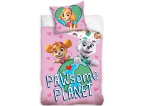 Paw Patrols sängkläder Pawsome Planet 140 x 200 cm 100 procent bomull
