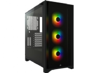 Bilde av Corsair Icue 4000x Rgb – Miditower - Atx - Ingen Strømforsyning - Sort - Usb/lyd