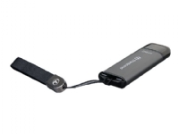 Transcend JetFlash 920 – USB flash-enhet – 256 GB – USB 3.2 Gen 1 – rymdgrå