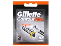 Gillette Contour Plus, Menn, Gillette, Contour Plus, Flerfarget, PEG-115M Peg-7M Peg-100 BHT, 10 stykker Hårpleie - Skjegg/hårtrimmer - Barberblader