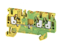 Weidmüller skyddsledarplintar A3C 2.5 PE800V-A 0,14-2,5qmm grön-gul