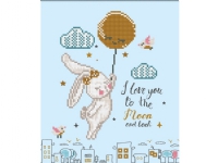 Diamond Dotz 32 x 32 cm – Love You To The Moon & Back