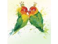 Diamond Dotz 32 x 32 cm - Love Birds Leker - Kreativitet - Sy, Strikk & Broderi