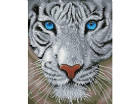 Diamond Dotz 34 x 42 cm – Hvid Tiger