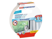 Tesa Powerbond - Dobbelsidig tape - 19 mm x 5 m - transparent Kontorartikler - Teip & Dispensere - Kontorteip