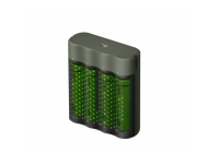 Image of GP Batteries M451/270AAHCE-2WB4, Nickel-metallhydrid (NiMH), AA, AAA, 4 styck, Batterier medföljer