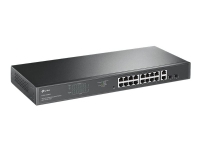 Bilde av Tp-link Jetstream Tl-sg1218mpe - Switch - Smart - 16 X 10/100/1000 (poe+) + 2 X Gigabit Sfp - Rackmonterbar - Poe+ (192 W) - Ac 100 - 240 V