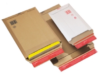 ColomPac postpose, laget av brun bølgepapp, indre mål: (B)250 x (D)360 x (H)-50 mm - 20 stk (CP 010.06) Papir & Emballasje - Konvolutter og poser - Konvolutter