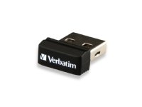 Verbatim Store 'n' Stay USB Drive - USB-flashstasjon - 16 GB - USB 2.0 - svart PC-Komponenter - Harddisk og lagring - USB-lagring