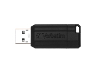 Bilde av Verbatim Pinstripe Usb Drive - Usb-flashstasjon - 8 Gb - Usb 2.0 - Svart