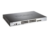 D-Link DWS 3160 - Switch - Styrt - 20 x 10/100/1000 (PoE) + 4 x kombo-Gigabit SFP - rackmonterbar - PoE PC tilbehør - Nettverk - Switcher