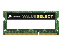 CORSAIR Value Select - DDR3L - modul - 8 GB - SO DIMM 204-pin - 1333 MHz / PC3-10600 - CL9 - 1.35 / 1.5 V - ikke-bufret - ikke-ECC PC-Komponenter - RAM-Minne