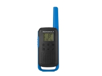 Motorola Talkabout T62 – Bärbar – tvåvägsradio – PMR – 446 MHz – 16-kanals – svart blå (paket om 2)
