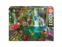 Educa Puzzle 1 000 pieces Tropical parrots Leker - Spill - Gåter