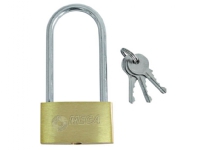 Mega Klódka mosiezna dlugi kablak 50mm 3 nøkler (24150)