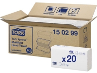 Håndklædeark Tork Xpress® Universal H2, 150299, multifold, pakke a 20 x 237 stk. Rengjøring - Tørking - Håndkle & Dispensere