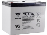 Yuasa REC80-12 YUAREC8012 Blybatteri 12 V 80 Ah Blyfilt (B x H x D) 259 x 212 x 168 mm M6-skruvanslutning Låg självurladdning lätt att underhålla,