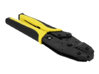 Delock Universal Coax Crimping Tool for 7 different diameters - Krampeverktøy - svart, gul