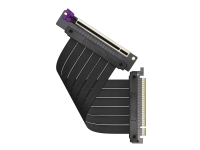 Cooler Master Riser Cable Ver. 2 - PCI Express x16-kabel - PCI Express (hona) vinklad till PCI Express (hane) - 20 cm - stigare - svart