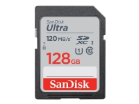SanDisk Ultra – Flash-minneskort – 128 GB – UHS-I U1 / Class10 – SDXC UHS-I