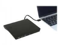 Delock 5.25 External Enclosure Ultra Slim SATA > USB 3.0 – Förvaringslåda – SATA – USB 3.0 – svart