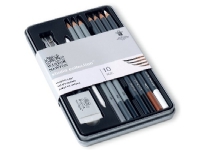 Sketching pencil 10pcs in tin box Hobby - Kunstartikler - Blyanter