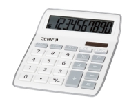 GENIE skrivebordskalkulator 840S sølv Kontormaskiner - Kalkulatorer - Tabellkalkulatorer