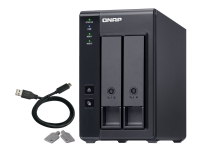 QNAP TR-002 - Harddiskarray - 2 brønner (SATA-600) - USB 3.1 Gen 2 (ekstern) PC-Komponenter - Harddisk og lagring - Skap og docking