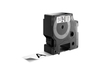 DYMO D1 - Blank - svart på hvitt - Rull (2,4 cm x 7 m) 1 kassett(er) tape - for LabelMANAGER 450, 450D, 500TS, PC, PC2, Wireless PnP DYMO LabelWriter 450 Duo Papir & Emballasje - Markering - Etiketter og Teip