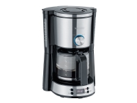 SEVERIN KA 4826 - Kaffemaskin - 10 kopper - børstet rustfritt stål / svart