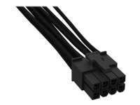 be quiet! CC-7710 - Strømforlengelseskabel - strøm P8 (hann) til strøm P8 (hunn) - 70 cm - svart PC tilbehør - Kabler og adaptere - Strømkabler